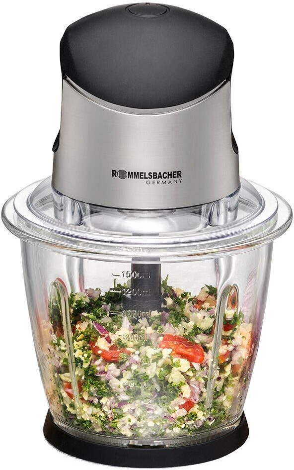 خرد کن چندکاره روملز باخر آلمان مدل Rommelsbacher MZ 500 - با پارچ شیشه‌ای 1.5 لیتری